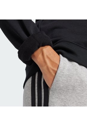 Buzo Negro Adidas Essentials Linear French Terry Mujer