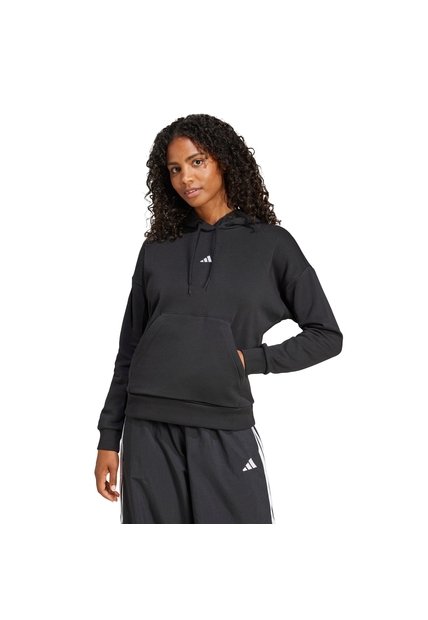 Buzo Negro Adidas Essentials Feel Cozy Mujer