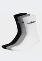 Medias x3 adidas Performance Linear Crew Multicolor de adidas Performance