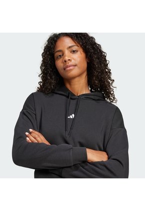 Buzo Negro Adidas Essentials Feel Cozy Mujer
