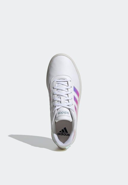 Tenis Lifestyle Blanco Tornasol adidas Performance Court Plataforma Compra Ahora Dafiti Colombia