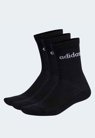 Medias Trío adidas Performance Linear Crew Negro adidas Performance