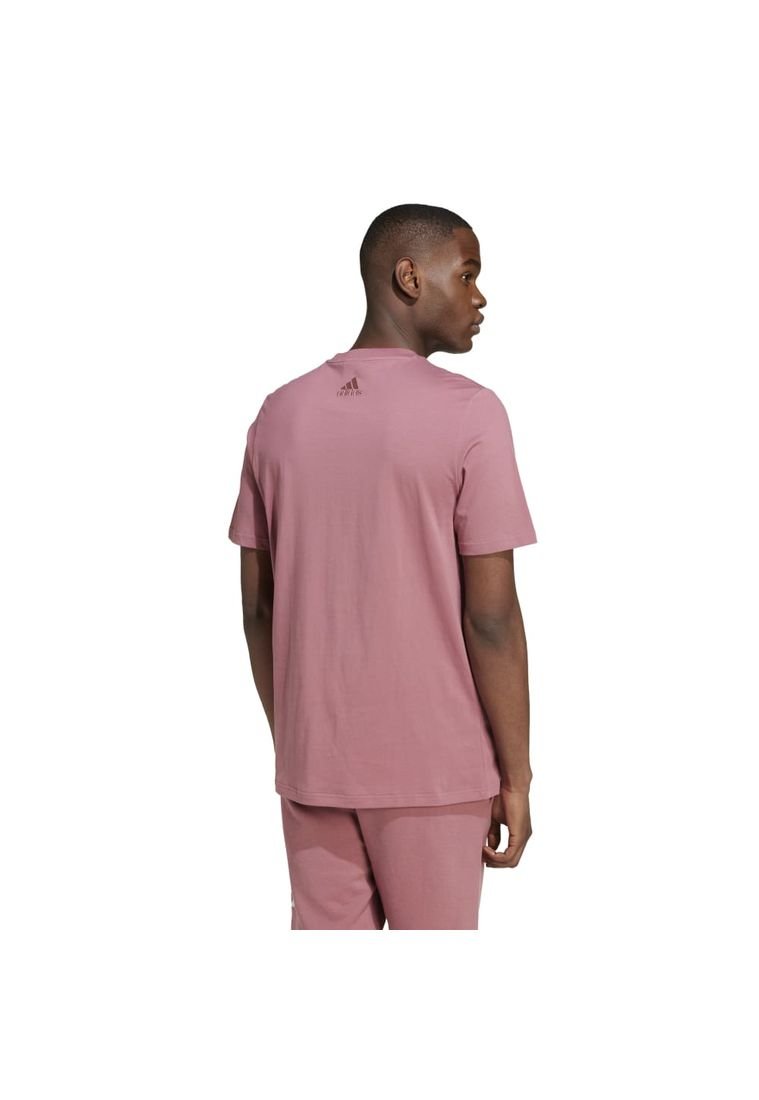 Camiseta adidas rosa hombre deals