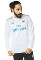 Camiseta Real Madrid Blanco-Azul  adidas Performance Real H Jsy ls de adidas Performance