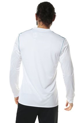 Camiseta Real Madrid Blanco-Azul  adidas Performance Real H Jsy ls