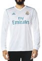 Camiseta Real Madrid Blanco-Azul  adidas Performance Real H Jsy ls de adidas Performance