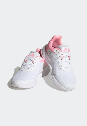 Tenis Running Blanco-Lila-Rosa Neón adidas Kids Tensaur Run 2.0