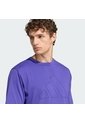 Camiseta Entrenamiento Morada Adidas Workout Essentials Logo Feelready Hombre de adidas Performance
