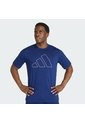 Camiseta Entrenamiento Azul Adidas Workout Essentials Logo Feelready Hombre de adidas Performance