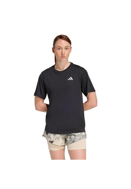 Camiseta Running Negro Adidas Adi365 Essentials Mujer