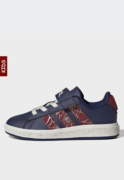 Tenis Lifestyle adidas Sportswear Grand Court Marvel Spider-Man Azul