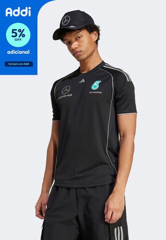 Camiseta adidas Performance Mecánico Mercedes - AMG Petronas F1 Team Negro adidas Performance