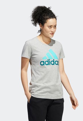 Camiseta Gris-Azul adidas Performance