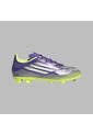 Guayos Adidas Kids F50 League FG/MG - Morado/Verde de adidas Performance