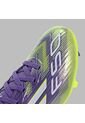 Guayos Adidas Kids F50 League FG/MG - Morado/Verde de adidas Performance