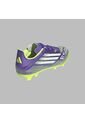 Guayos Adidas Kids F50 League FG/MG - Morado/Verde de adidas Performance