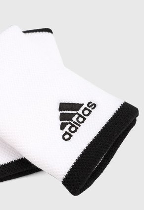 Muñequera de Tenis Blanco-Negro adidas Performance