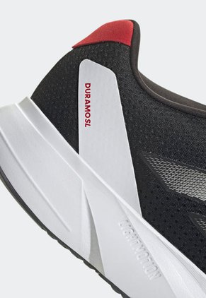 Tenis Running Negro-Blanco-Rojo adidas Performance Duramo SL