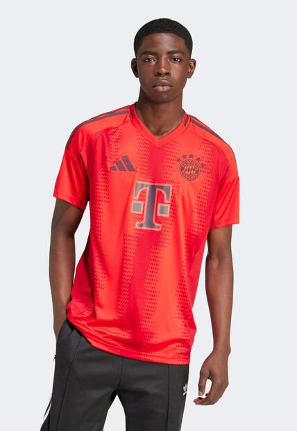 Camiseta Rojo-Negro adidas Performance FC Bayern Local 24/25