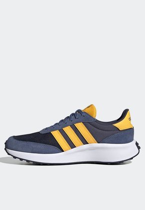 Tenis Lifestyle Azul-Mostaza-Blanco adidas Performance Run 70s