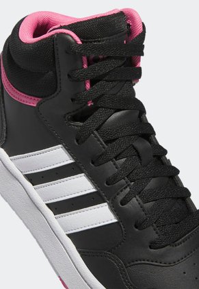 Tenis Lifestyle Negro-Blanco-Fucsia adidas Performance Hoops 3.0 Mid