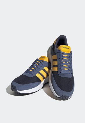 Tenis Lifestyle Azul-Mostaza-Blanco adidas Performance Run 70s
