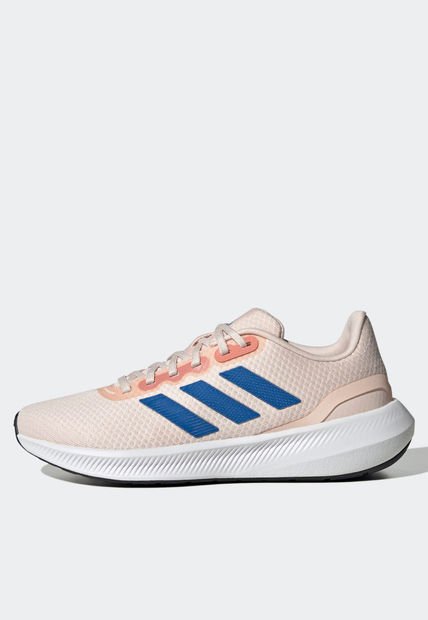 Tenis Running Nude-Azul-Blanco adidas Performance Runfalcon 3.0