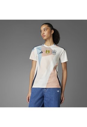 Camiseta Adidas Performance Mujer 2da España 25 - Multicolor - Fútbol | Uso Casual Y Entrenamiento