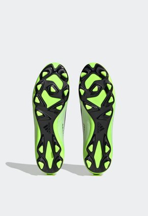 Guayo Blanco-Amarillo Neón-Blanco adidas Performance X Crazyfast.4 FXG