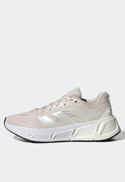 Tenis Running Palo Rosa-Beige-Blanco adidas Performance Questar