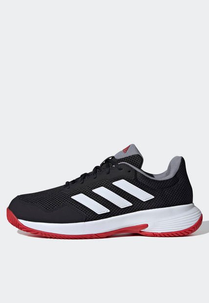 Tenis para Tennis Negro-Blanco-Rojo adidas Performance Game Spec 2