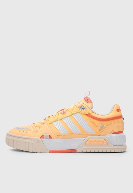 Tenis Basketball Naranja Neón-Beige-Gris adidas Performance D-Pad