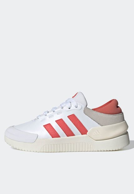 Tenis Lifestyle Blanco-Coral-Gris Claro adidas Performance Court Funk