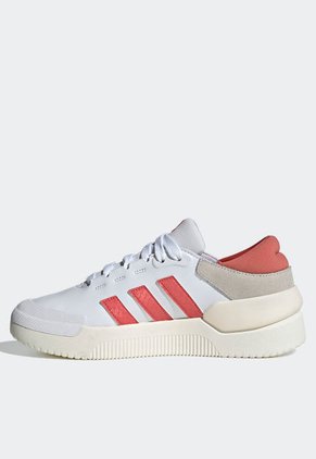 Tenis Lifestyle Blanco-Coral-Gris Claro adidas Performance Court Funk