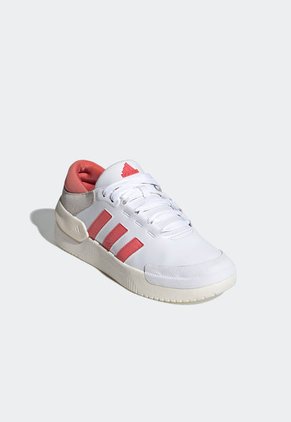 Tenis Lifestyle Blanco-Coral-Gris Claro adidas Performance Court Funk