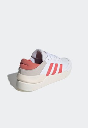Tenis Lifestyle Blanco-Coral-Gris Claro adidas Performance Court Funk