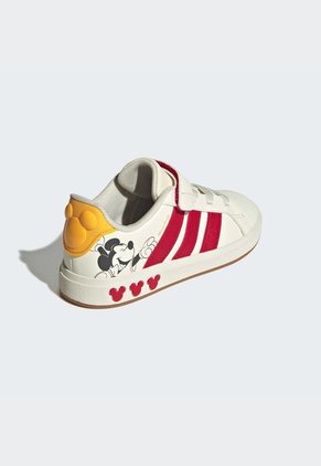 Tenis Lifestyle adidas Sportswear Disney Mickey Mouse Grand Court Marfil