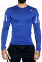 Camiseta Manga Larga Azul adidas Performance Runr Ls Tee M de adidas Performance