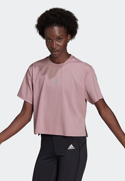 Camiseta Rosa Mauve adidas Performance Zoe Saldana - Compra Ahora