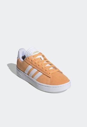 Tenis Lifestyle Naranja-Blanco adidas Performance Grand Court Cloudfoam Comfort