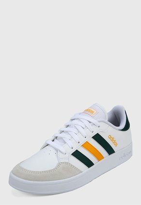 Tenis Lifestyle Blanco-Verde-Amarillo adidas Performance Breaknet