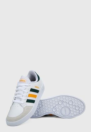 Tenis Lifestyle Blanco-Verde-Amarillo adidas Performance Breaknet