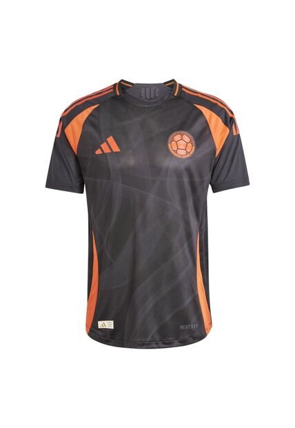 Adidas Performance Camiseta Adidas Mujer Visitante Selección Colombia 2024 Versión Jugador-Negro-Rojo Camiseta