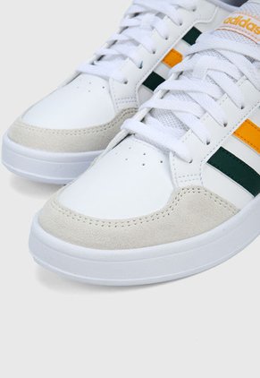 Tenis Lifestyle Blanco-Verde-Amarillo adidas Performance Breaknet