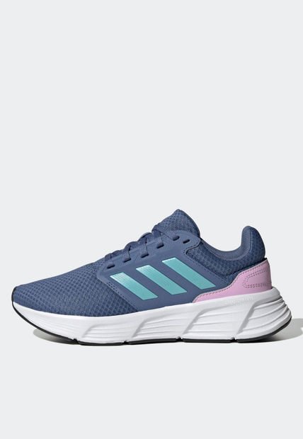 Tenis Running Azul-Turquesa-Rosa adidas Performance Galaxy 6