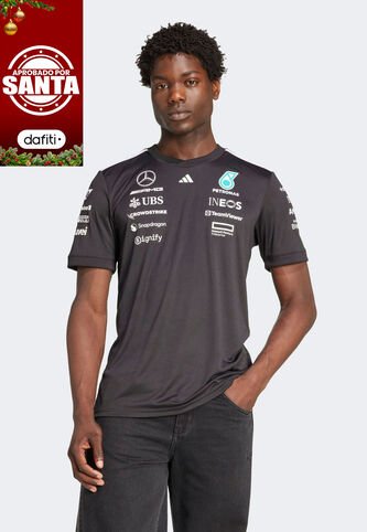 Camiseta adidas Performance Mercedes - AMG Petronas F1 Team Piloto Negro adidas Performance