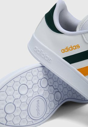 Tenis Lifestyle Blanco-Verde-Amarillo adidas Performance Breaknet