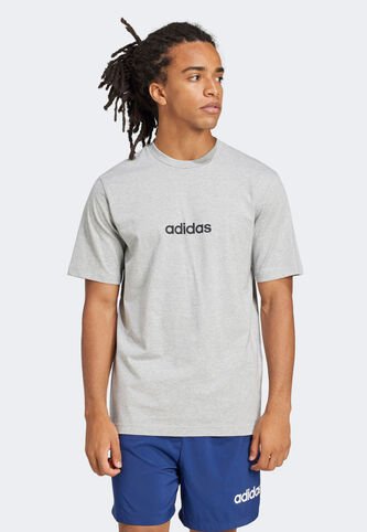 Camiseta Gris-Negro adidas Sportswear M Lin Sj T adidas Performance