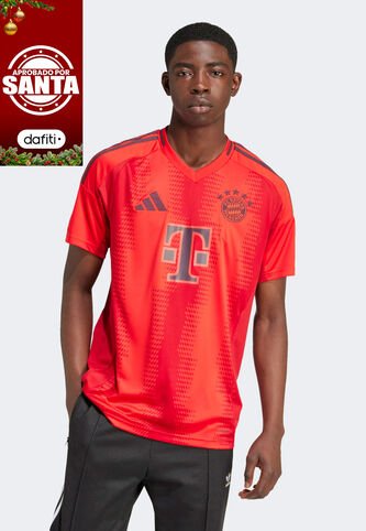 Camiseta Rojo-Negro adidas Performance FC Bayern Local 24/25 adidas Performance