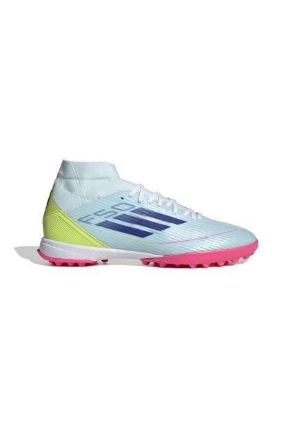 Adidas Performance Guayos Adidas Mujer F50 League Pasto Sintetico Corte Medio - Azul-Multicolor Guayos